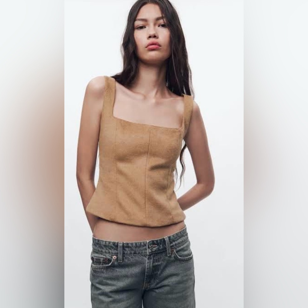 NWOT Zara wool blend top